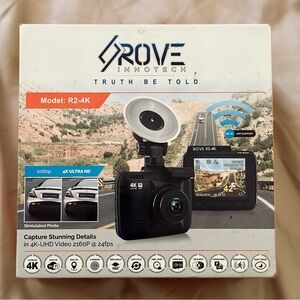 ROVE R2-4K 2160P 4K UHD DashCam [w/ 128 GB microSD card]